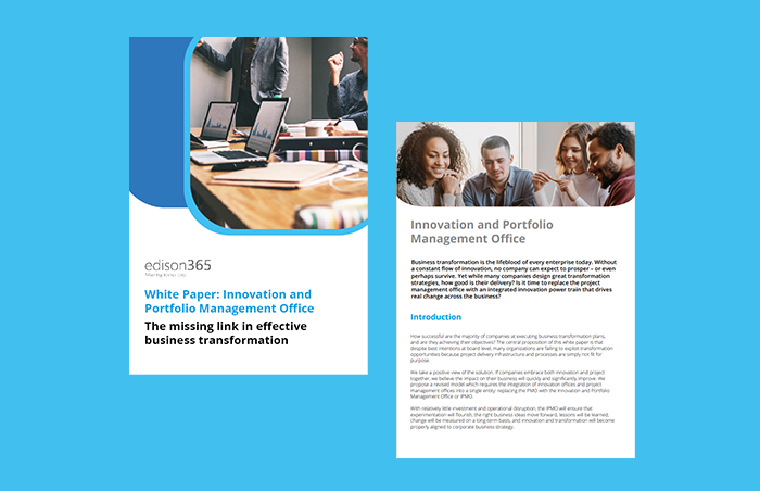White paper: brining innovation management and project teams together